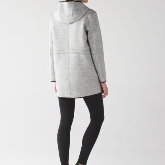 Lululemon City Bound Wrap Jacket Black/Grey - Picture 6 of 6